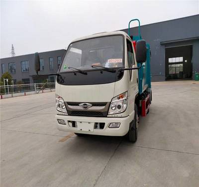 東風(fēng)天錦環(huán)衛(wèi)垃圾車 壓縮垃圾車、垃圾斗與垃圾箱的協(xié)同作業(yè)與未來趨勢